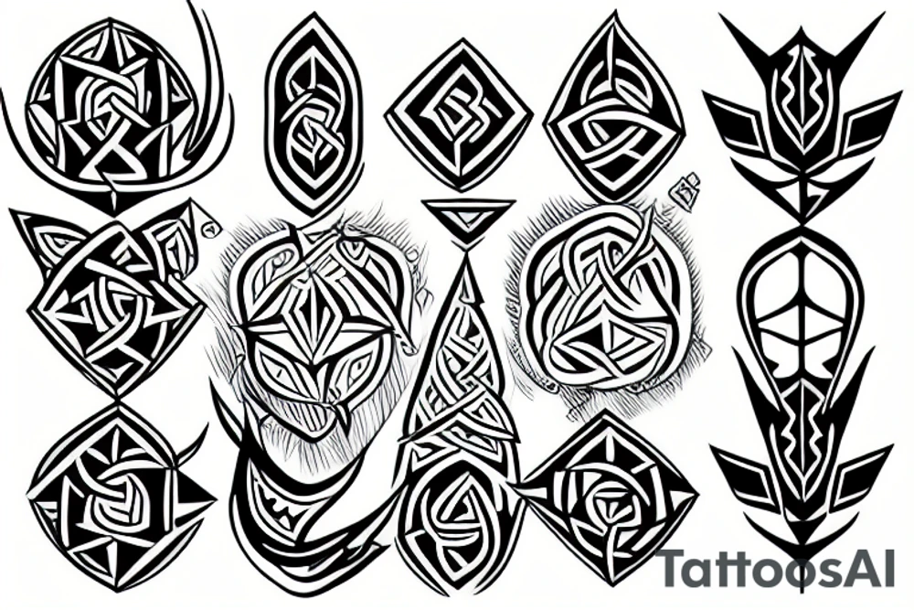 Anglo Saxon tattoo idea