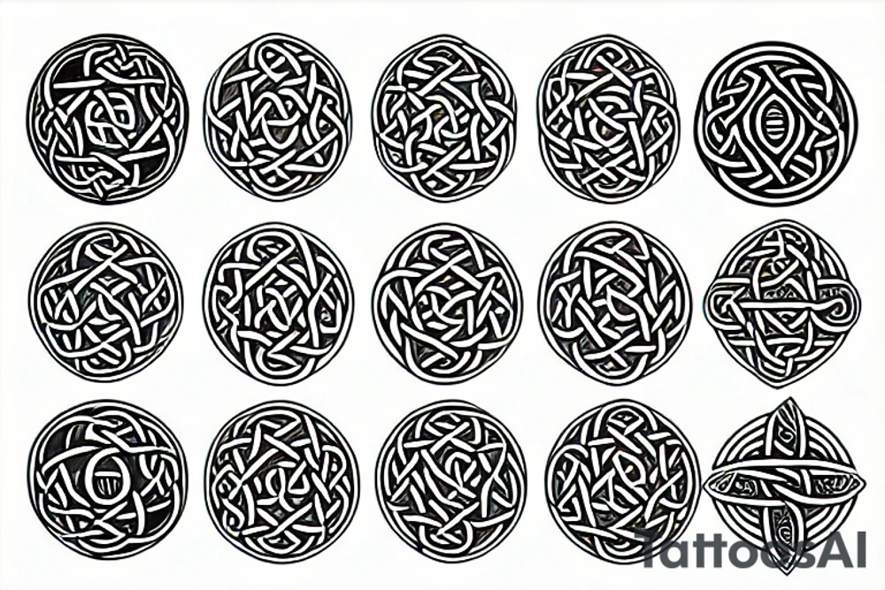 Celtic symbols, dragon tattoo idea