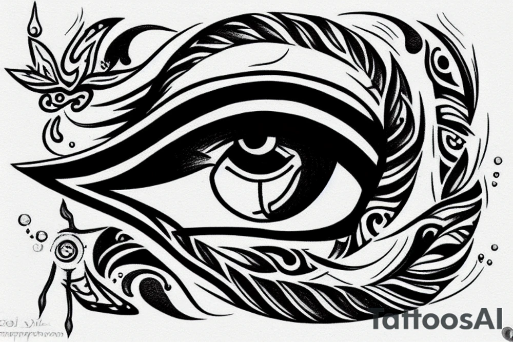 eye of horus tattoo idea