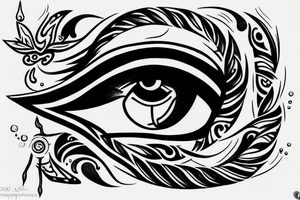 eye of horus tattoo idea