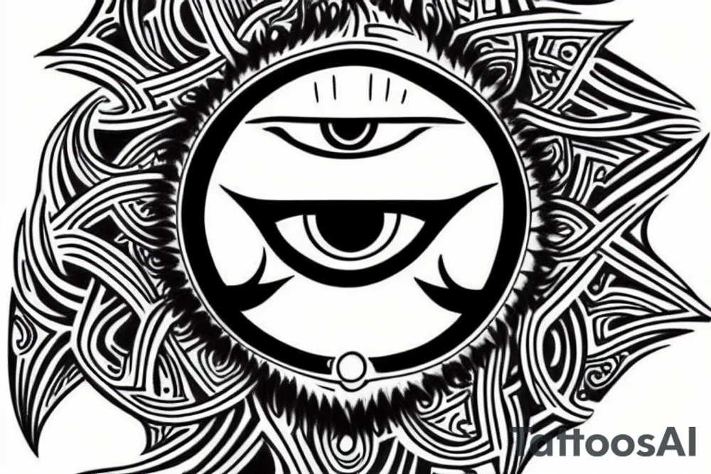 eye of horus tattoo idea