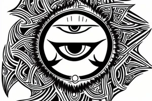 eye of horus tattoo idea