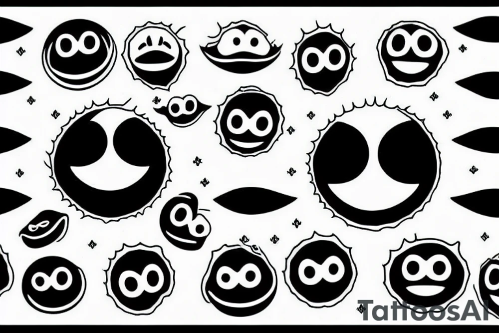 Sun Smiley tattoo idea