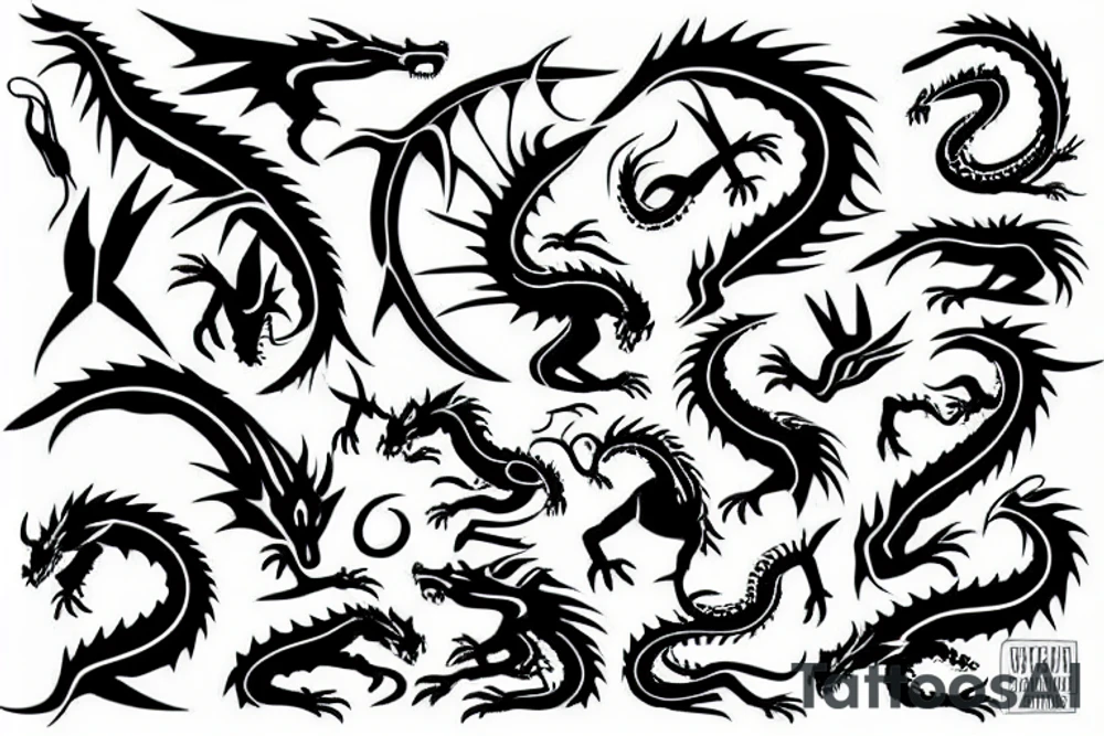 dragon tattoo idea