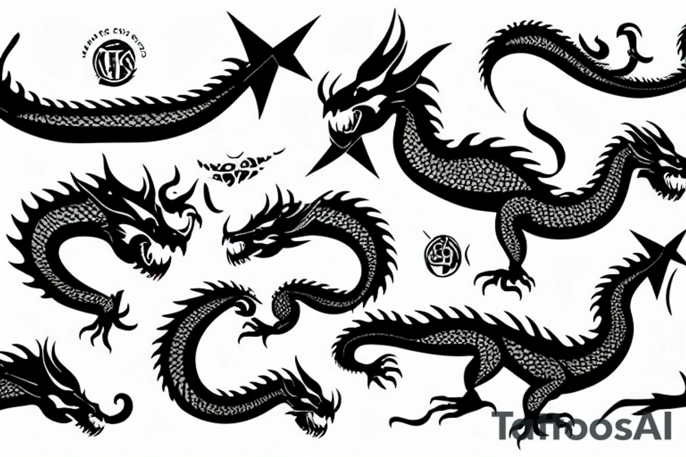 dragon tattoo idea