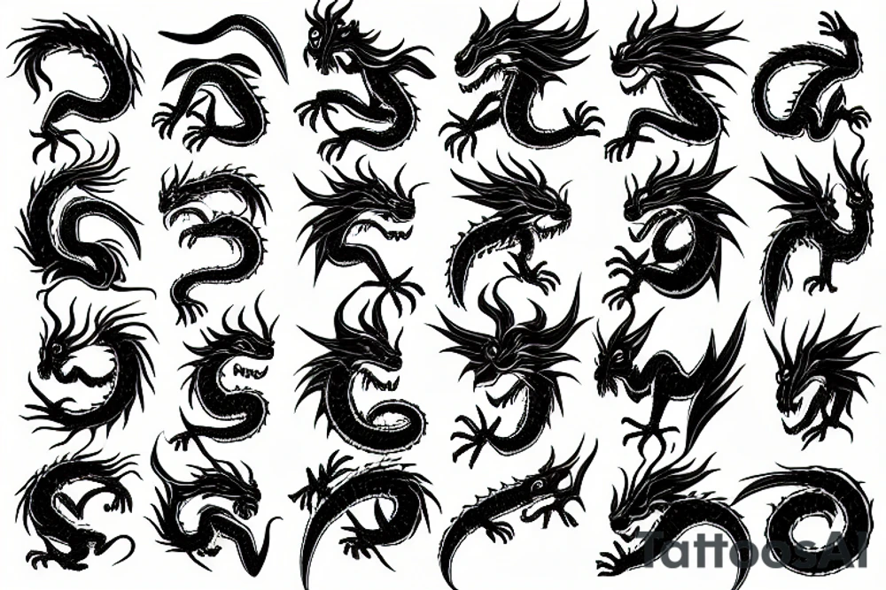 dragon tattoo idea