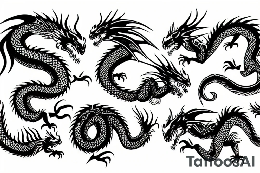 dragon tattoo idea