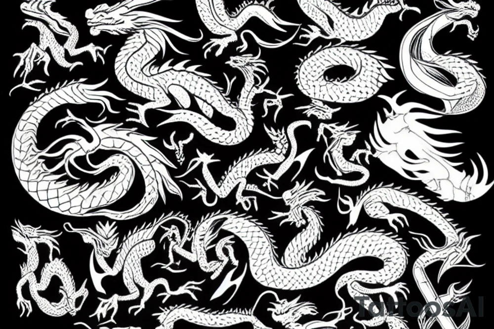 dragon tattoo idea