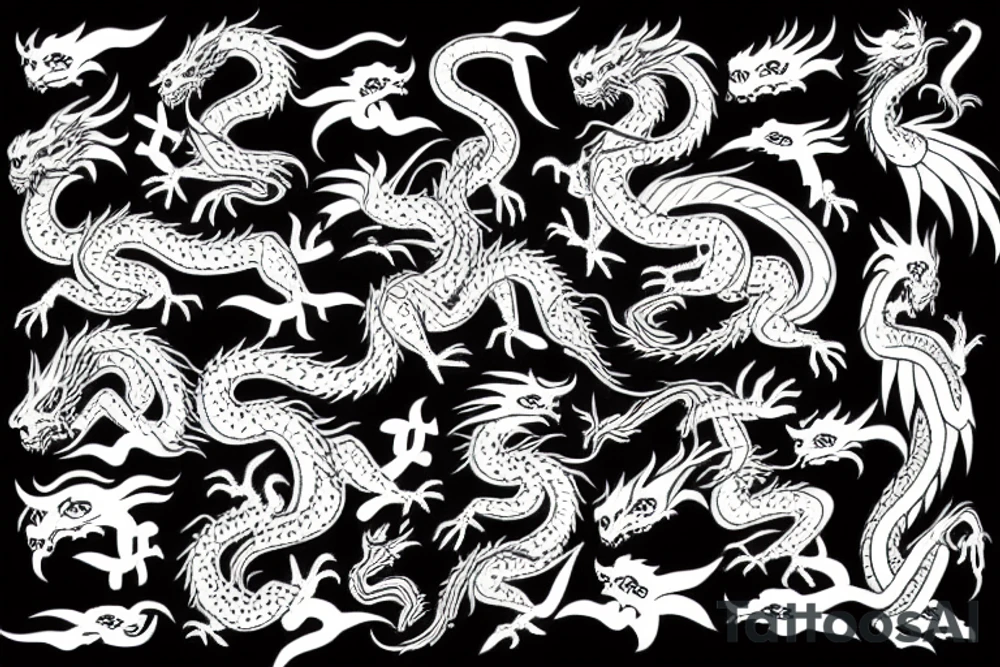 dragon tattoo idea