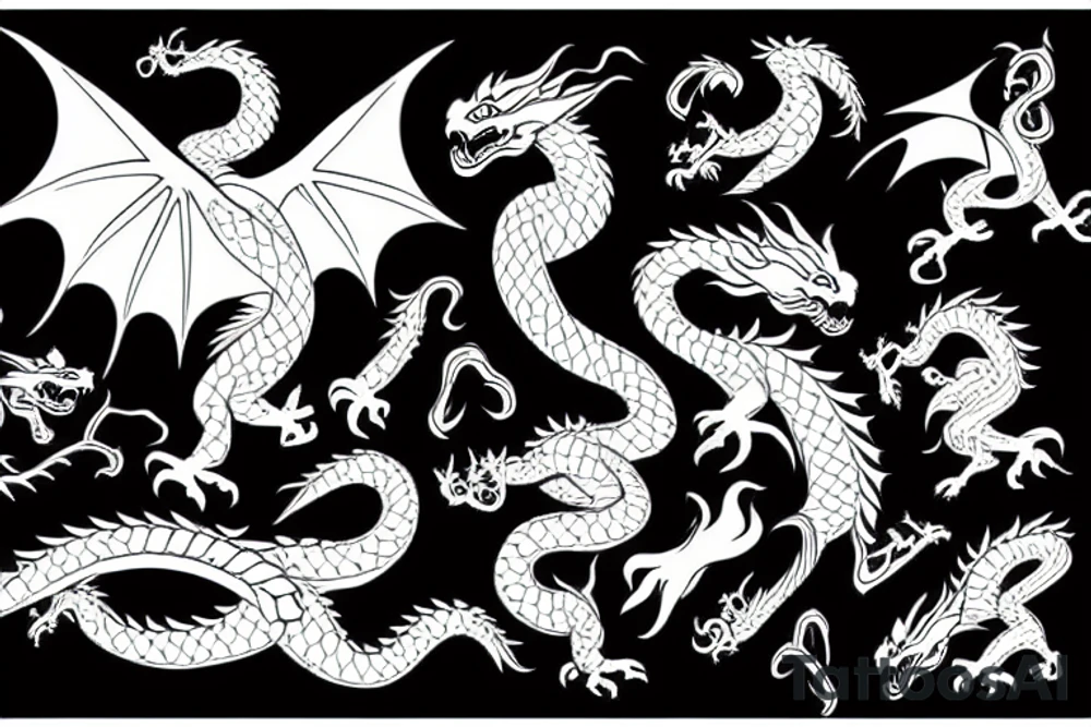 dragon tattoo idea