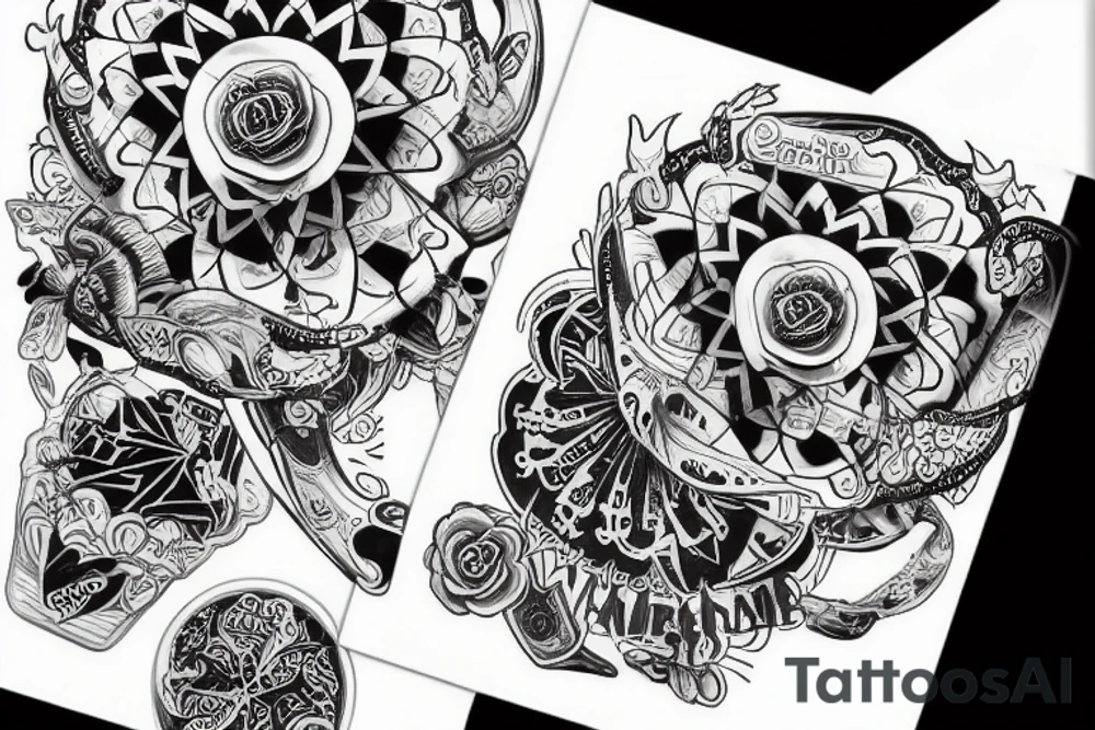 It is currently the initials JDM tattoo idea