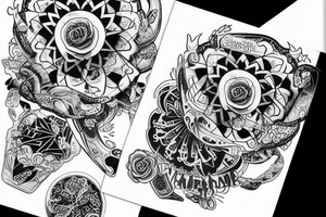 It is currently the initials JDM tattoo idea