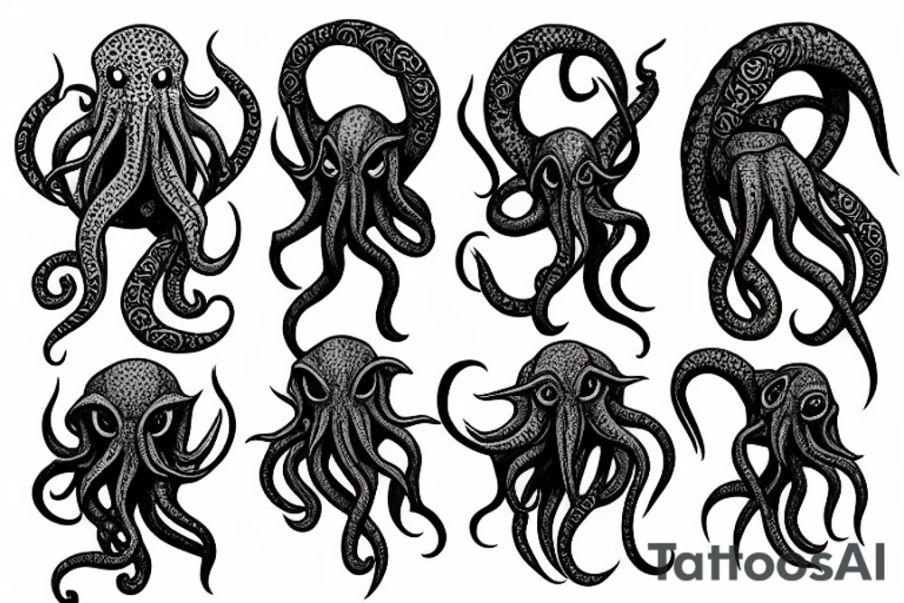 Cthulhu tattoo idea
