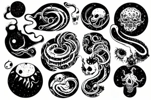 cosmic horror tattoo idea