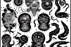 cosmic horror tattoo idea