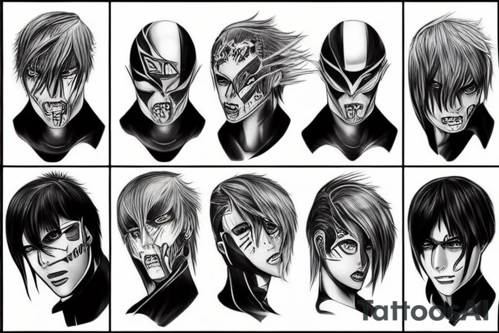 Eren Jaeger qui se change en titan tattoo idea