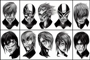 Eren Jaeger qui se change en titan tattoo idea