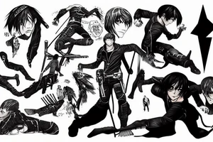 Eren Jaeger qui se change en titan tattoo idea