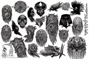 Hugin Munin tattoo idea