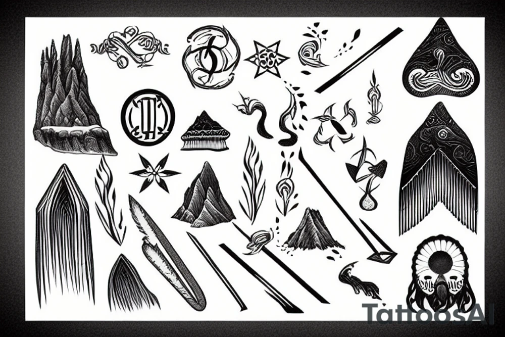 Icelandic stave tattoo idea