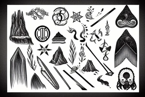 Icelandic stave tattoo idea