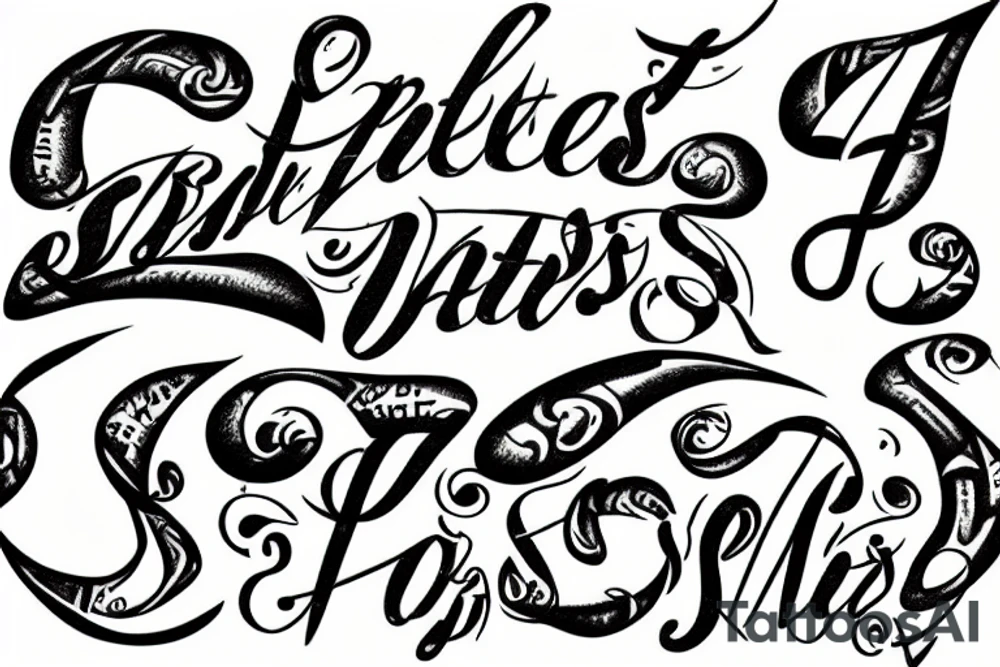 The letters ASP tattoo idea