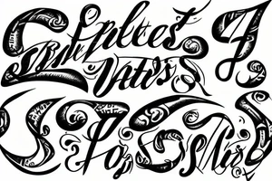 The letters ASP tattoo idea