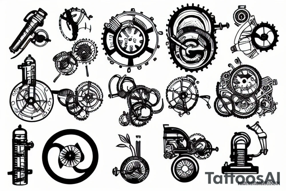 Mechanical engineering tattoo idea