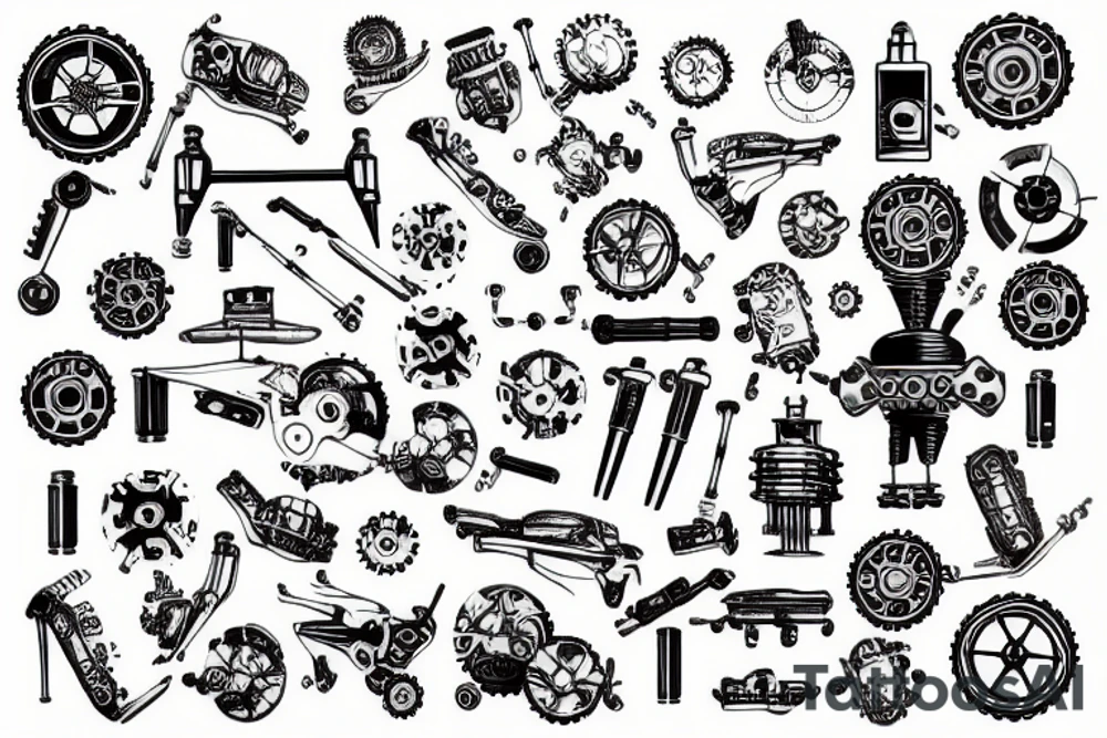 Mechanical engineering tattoo idea