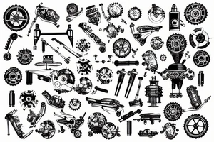 Mechanical engineering tattoo idea