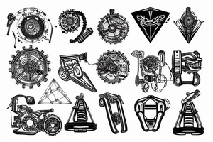 Mechanical engineering tattoo idea