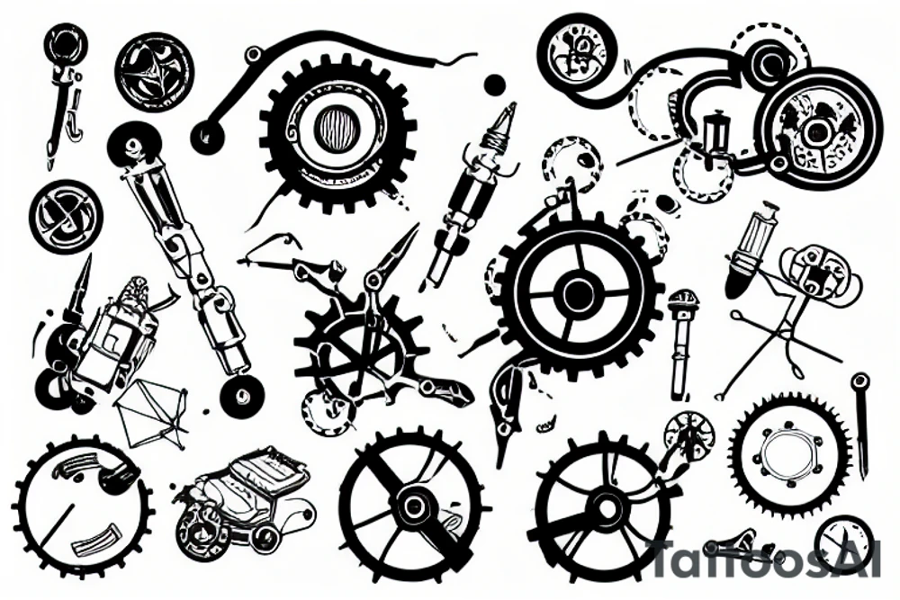 Mechanical engineering tattoo idea