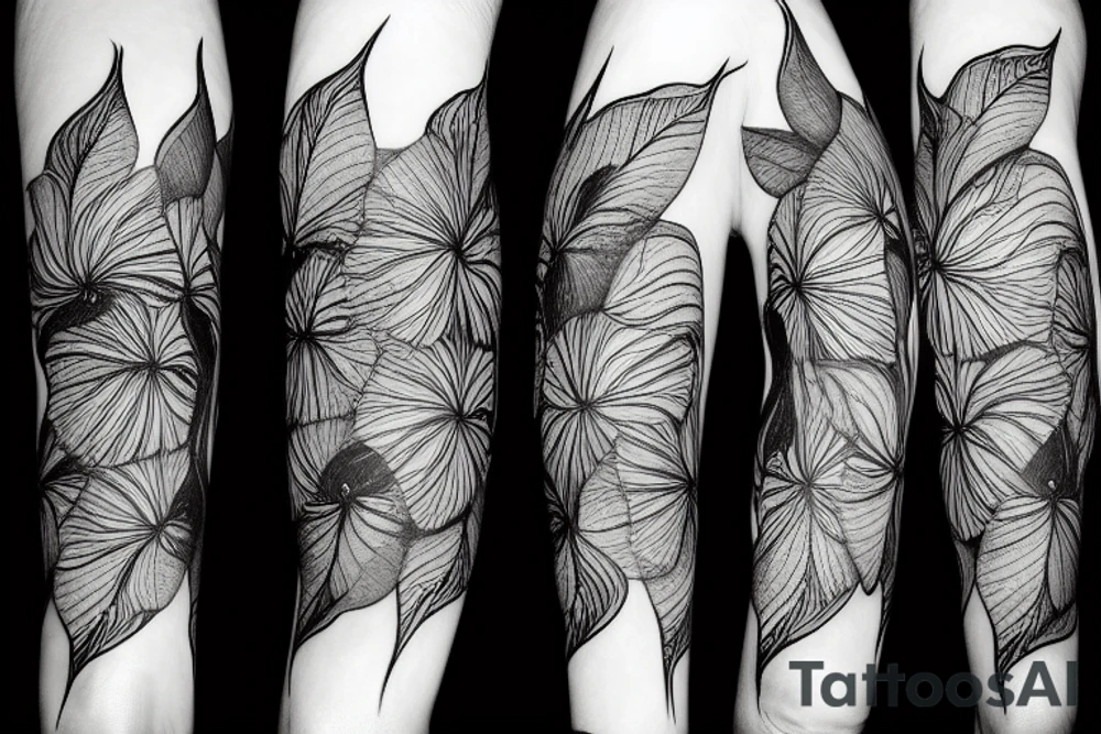 datura stramonium tattoo idea