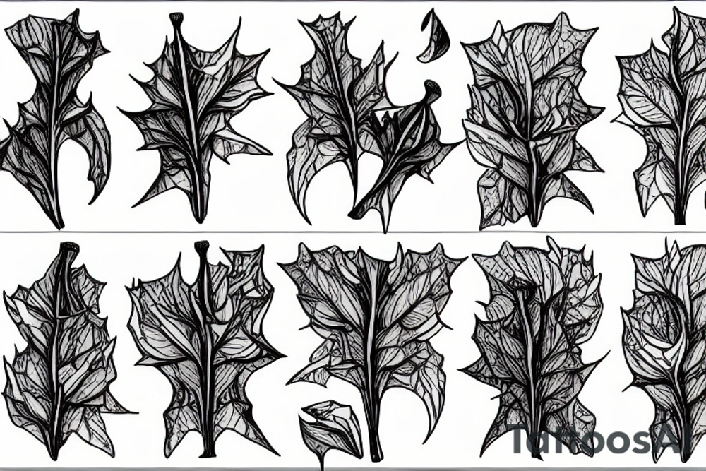 datura stramonium tattoo idea