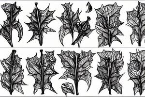 datura stramonium tattoo idea