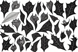 datura stramonium tattoo idea