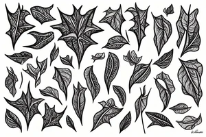datura stramonium tattoo idea