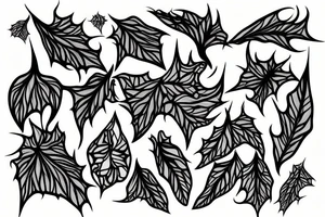 datura stramonium tattoo idea
