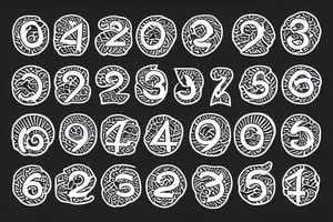 a snake with the number 22 tattoo idea