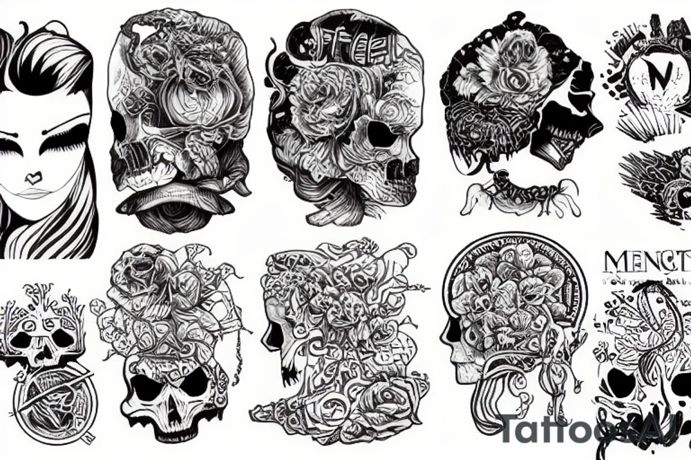 Mental fortress of a mind tattoo idea