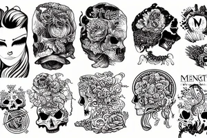 Mental fortress of a mind tattoo idea