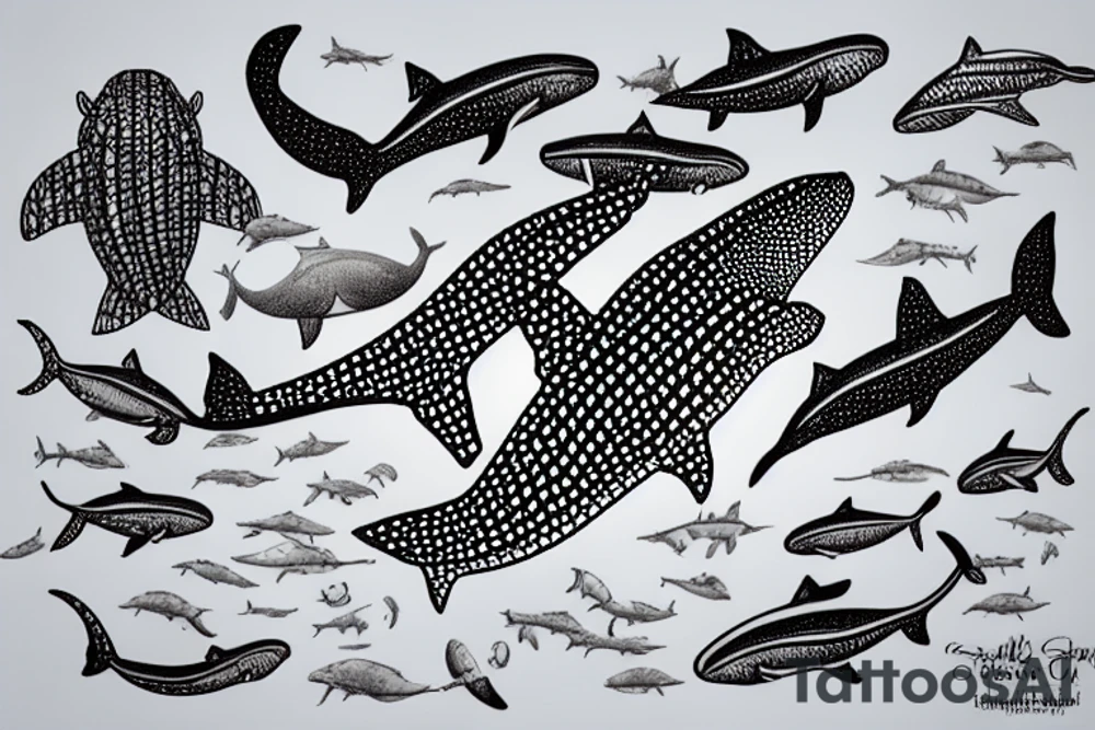 whale shark tattoo idea