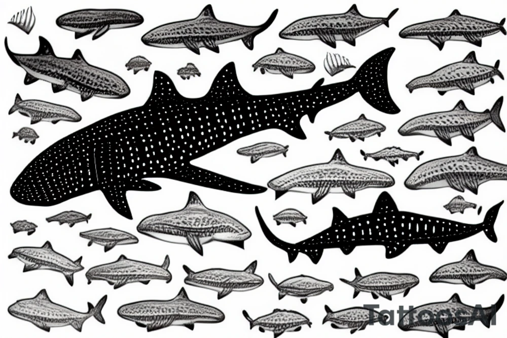whale shark tattoo idea