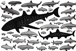 whale shark tattoo idea