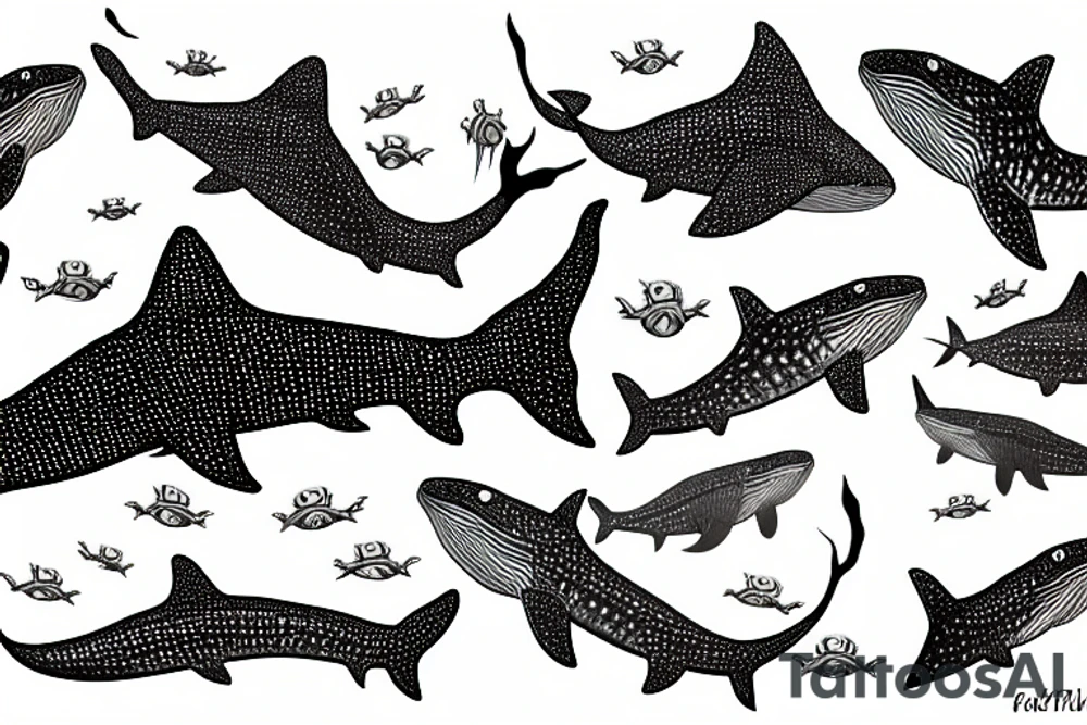 whale shark tattoo idea