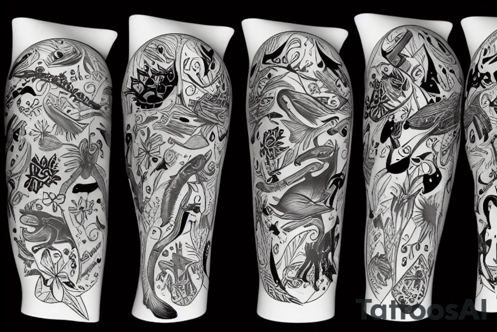 A platypus fairy tattoo idea