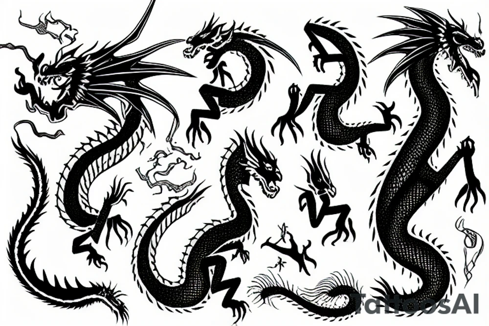 dragon tattoo idea