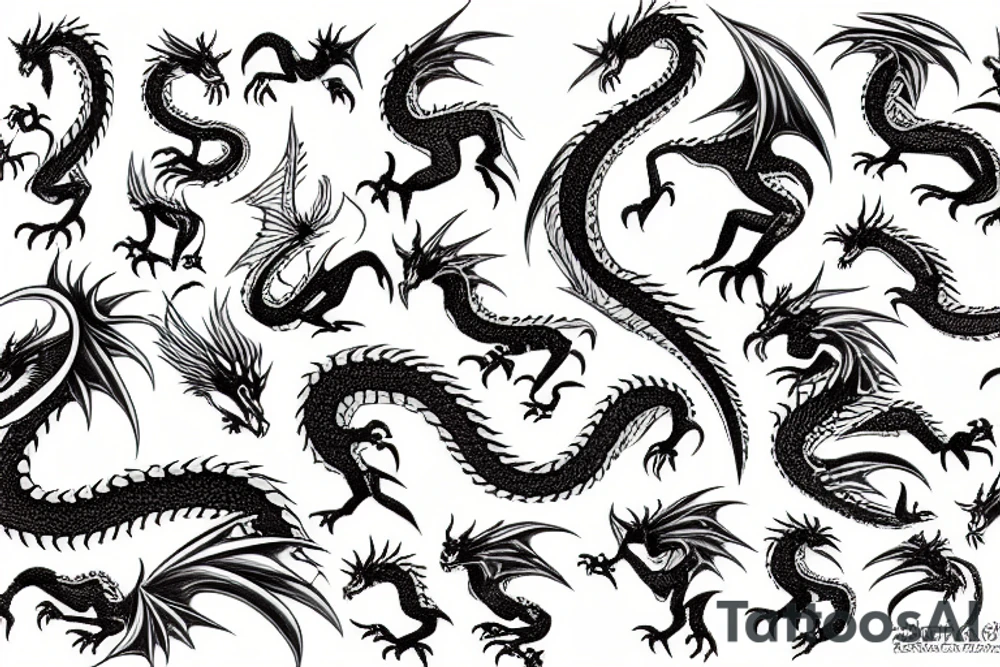 dragon tattoo idea