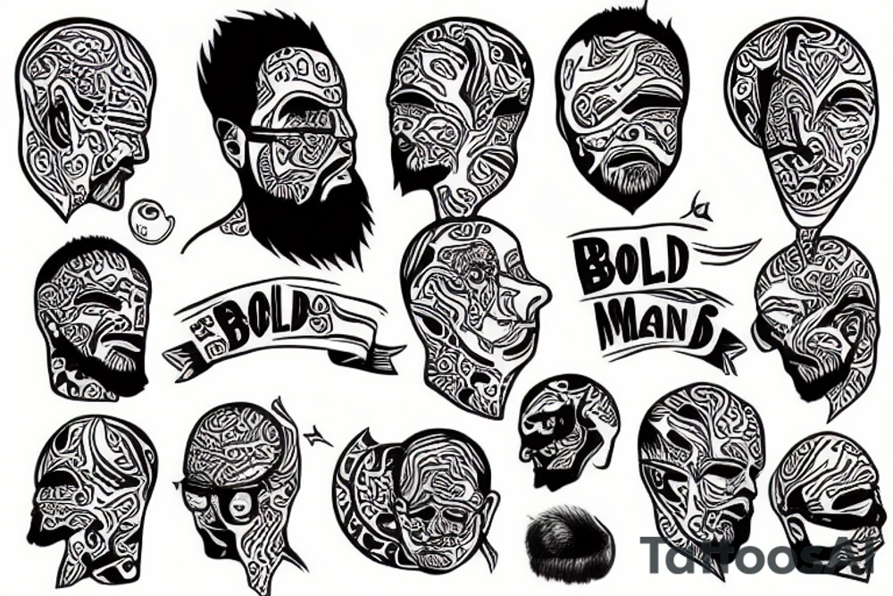 bold man tattoo idea