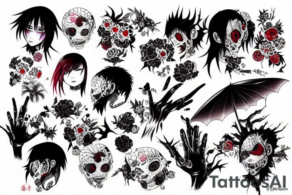 Tokyo Ghoul tattoo idea